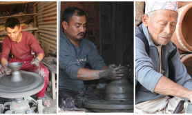 कुमाले समुदायमा बढेको व्यस्तता, पाला बनाउन भ्याइनभ्याई (फोटो फिचर)