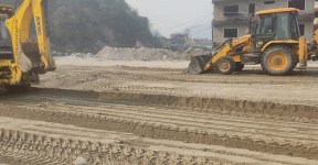 नदीजन्य निर्माण सामग्री अभाव