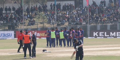 आइसिसी विश्वकप क्रिकेट लिग–२ स्कटल्याण्डलाई नेपालले हरायो