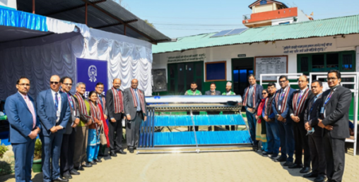 नेपाल एसबिआई बैंकद्धारा मानवसेवा आश्रमलाई सहयोग