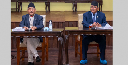 ओलीलाई प्रचण्डले भने- तपाईंको राजीनामा भारतले होइन, मैले मागेको हो
