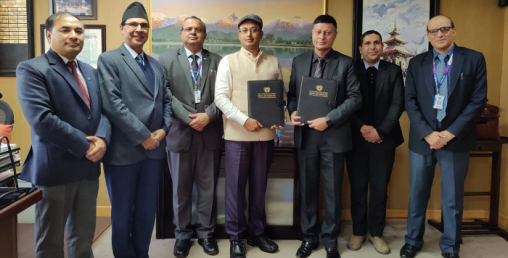नेपाल एसबिआई बैंक र प्रोग्रेसिभ फाइनान्सबिच सम्झौता