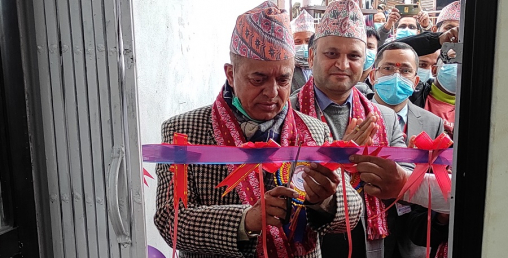 ग्लोबल आइएमई बैंकको ५०औँ एक्सटेन्सन काउन्टर गोरखाको चित्रेपोखरीमा