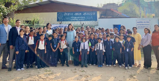लक्ष्मी सनराइज बैंकद्वारा बालबालिकाका लागि सहयोग प्रदान