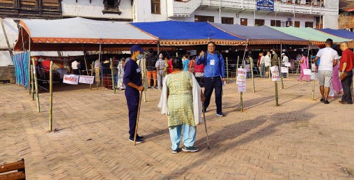 निर्वाचन शान्तिपूर्ण हुँदै, रोकिएका निर्वाचन केन्द्रहरुमा निर्वाचन सुचारु