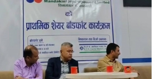 मन्दाकिनी हाइड्रोपावरको आईपीओ बाँडफाँट, भाग्यमानी ९ जनाको हातमा ११ कित्ता शेयर