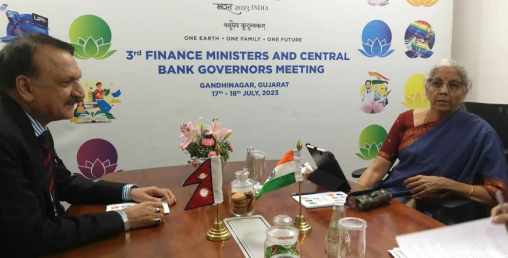नेपाल र भारतका अर्थमन्त्रीबीच भेटवार्ता, परियोजनाका समस्या समाधान गर्न जोड