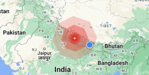 भूकम्पमा परि १२८ जनाको मृत्यु, १४० भन्दा बढी घाइते