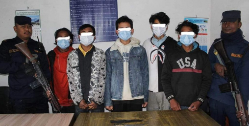 बागमती करिडोरमा छुरा प्रहार गरेर भागेका ५ जना पक्राउ