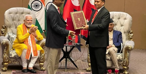 अरुण–४ आयोजना निर्माणका लागि प्राधिकरण र सतलजबीच समझदारीपत्रमा हस्ताक्षर