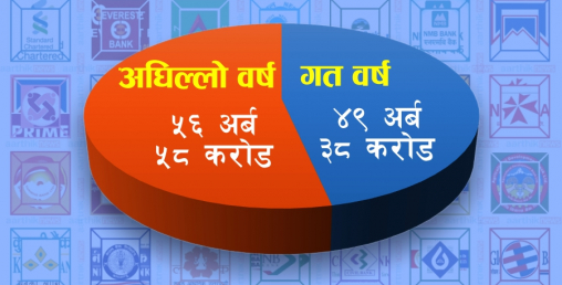 २५ वाणिज्य बैंकले कमाए ४९ अर्ब ३८ करोड नाफा, ५ को नाफामा वृद्धि