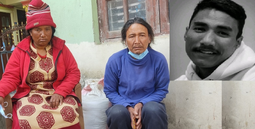 दुबईमा अलपत्र छोराको शव ल्याउन आर्थिक सहयोग खोज्दै भुजेल दम्पती