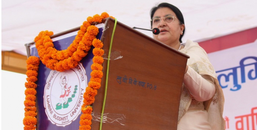 प्रकृतिलाई बिगारेर होइन सिँगारेर विकास गर्नुपर्दछः राष्ट्रपति भण्डारी