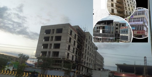 सिद्धार्थनगरमा मापदण्ड मिच्दै भवन बनाउँदै व्यापारी, मेयरलाई कानून पालना गराउनै सकस