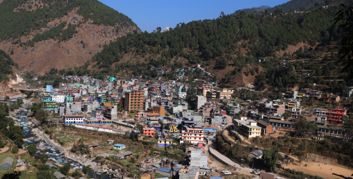 बुर्तिबाङ बजारको फोहोर व्यवस्थापनमा समस्या