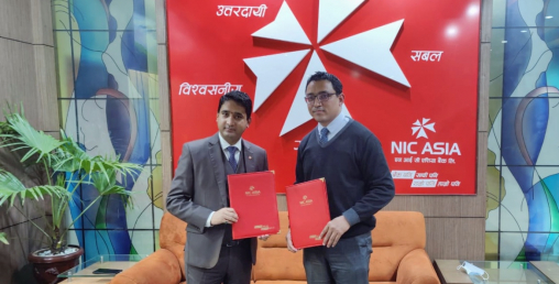 ‘कर्पोरेट–पे’ प्रणालीका लागि एनआईसी बैंक र क्लियरिङ्ग हाउसबीच सम्झौता