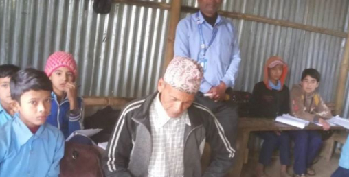 ६६ वर्षको उमेरमा कक्षा ७ मा पढ्दै महत