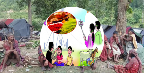 “मासुदेखि खाद्यान्नसमेत उधारोमा ल्याएर दसैँ मान्ने गर्छन्”