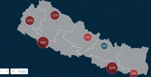 नेपालमा कोरोना सङ्क्रमित १० हजार को, कहाँका हुन् ?