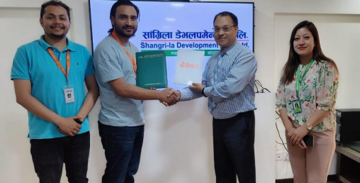 सांग्रिला डेभलपमेन्ट बैंक र दराजबीच डिजिटल पेमेन्ट पार्टनरसीप सम्झौता