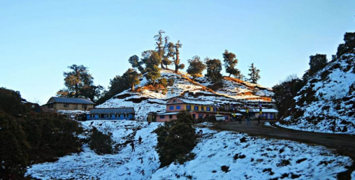 सिमभन्ज्याङ,पालुङ र टिस्टुङमा बाक्लो हिमपात