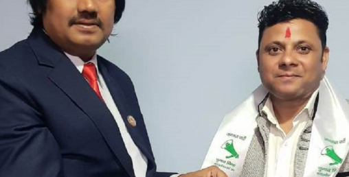 युवा समाजसेवी धिरेन्द्र कुमार सिंह जनमत पार्टी प्रवेश