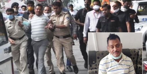 ८ भारतीय प्रहरीको हत्या गर्ने गु्ण्डा नाइके दुबे पक्रउपछि इन्काउन्टरमा मारिए