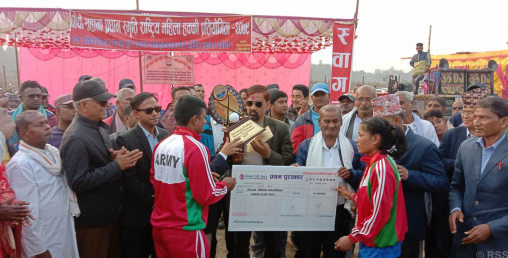 हक्की प्रतियोगिताको उपाधि आर्मीलाई