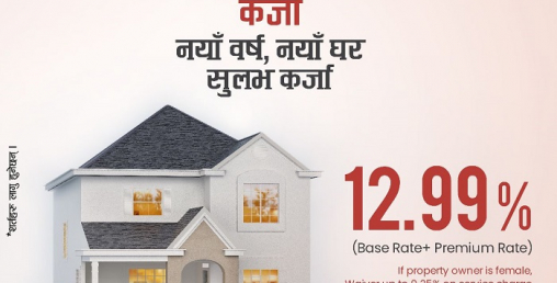 महालक्ष्मी बैंकको नयाँ वर्ष योजना, १२.९९ प्रतिशत व्याजदरमा आवास र व्यवसायिक कर्जा