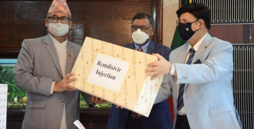 नेपाल बङ्गलादेश बैंकले गर्यो सरकारलाई रेम्डेसिभिर सहयोग