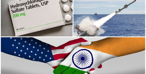 कति बाठो अमेरिकाः औषधिको बदलामा हतियार दिँदैछ भारतलाई