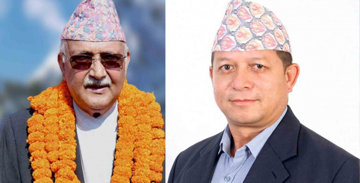 झापा–५ बाट केपी ओली ५२ हजारभन्दा बढी मत ल्याएर विजयी