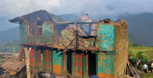 मिटरबक्सबाट सल्किएको आगोले घर जल्दा ३२ लाखको क्षति