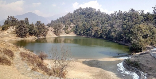पर्यटक आकर्षित गर्न जङ्गलमा कृत्रिम ताल
