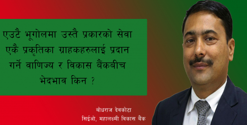 ‘शेयर मूल्यले नै देखाएको छ विकास बैंक कति सबल र विश्वासयोग्य छन्’