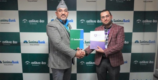 सानिमा बैंक र खल्ती डिजिटल वालेटबीच सम्झौता