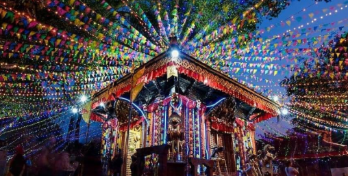 नवरात्रको छैटौँ दिन : कात्यायनीे देवीको पूजा आराधना गरिँदै
