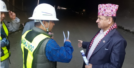 एक वर्षभित्रमा गाडी चल्ने गरी सुरुङमार्गको कामलाई तीव्रता दिन्छौँः मन्त्री ज्वाला