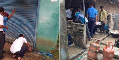 नालीमाथी मिठाइ पसलको भान्छा, २ जना पक्राउ