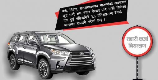 किस्ता थेग्न नसक्ने भएपछि गाडीको व्यापार घट्यो