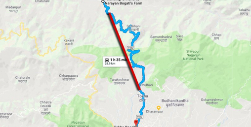 सोमबार दुई जनामा कोरोना पोजेटिभ देखिपछि टोखा क्षेत्र सिल