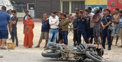 ट्रिपरकाे ठक्करले एक मुत्यु, एक गम्भिर घाइते