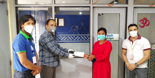 बिओकेको निक्षेप ग्राहकलाई बीमा दाबी रकम भुक्तानी