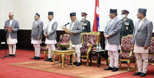 नवनियुक्त परराष्ट्रमन्त्री साउदले लिए शपथ