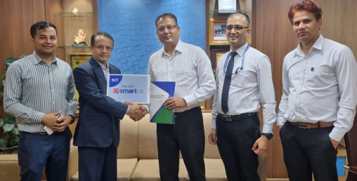 स्मार्टच्वाईस टेक्नोलोजिज र गरिमा विकास बैंकले विद्युतीय कारोबारलाई बढवा दिने