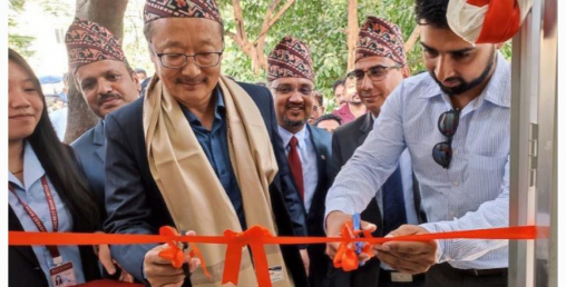एभरेष्ट बैंकको एटिएम भैरहवाको जगदम्बा स्पिनिङ मिल्समा
