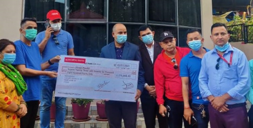 आइएमई लाइफद्वारा २५ लाख घातक रोग बीमाङ्क रकम भुक्तानी