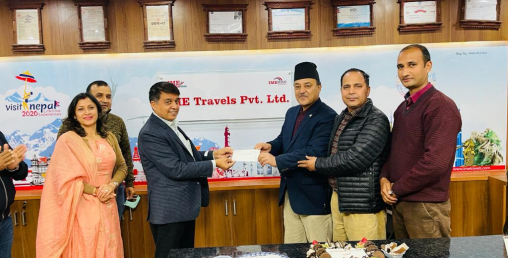 आइएमई ट्राभल्सको २५औँ वार्षिकोत्सव कार्यक्रम सम्पन्न, नाट्टाको भवन निर्माणमा डेढ लाख सहयोग