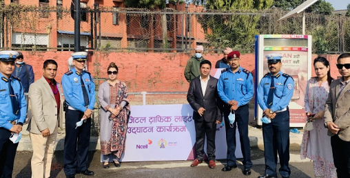 थप दुई स्थानमा नयाँ ट्राफिक लाईट संचालनमा