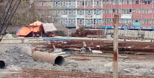 एक तल्ला पनि नठडिएको १२ तल्ले काठमाडौं भ्युटावर १८ महिनामा सक्काउने दाबी